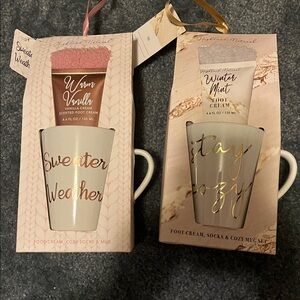 Sweater Weather and Stay Cozy Mug Gift Set